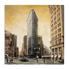 Stupell Industries People Strolling City Canvas Wall Art Design by Matthew Daniels