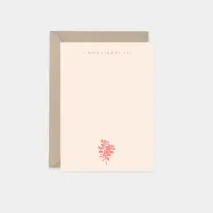 Camellia Japonica Botanical Note Cards II