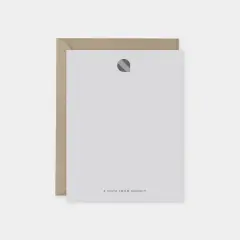 Boccaccio Font Monogram Note Cards IV