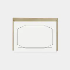 Geowire Frame Note Cards