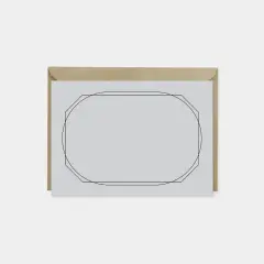 Geowire Border Business Note Cards