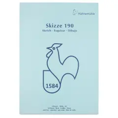 Hahnem&uuml;hle Skizze Gluebound Sketch Pad - 16.53" x 23.38", 50 Sheets, 190 gsm