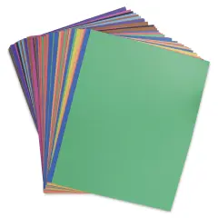 Pacon Railroad Board - 22" x 28" x 4 Ply, Assorted, 100 Sheets