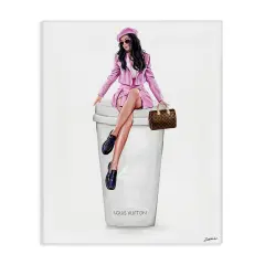 Stupell Industries Sassy Chic Fashionista Canvas Wall Art Design by Ziwei Li