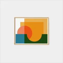 Geo Vista Modern Sun Print
