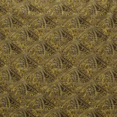 1 Yard Traditional Polynesian Tattoo Triangle Formation Poly Cotton Fabric 45 Inch Width gold