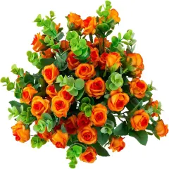 Artificial Flowers Fake Silk Rose for Decoration