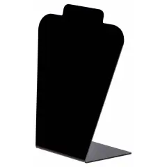 Plymor Black Acrylic Basic Tall Necklace Display Stand, 8.5" W x 4" D x 11.5" H