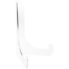 Plymor Clear Acrylic 60-Degree Angle Easel With Shallow Support Ledges, 15" H x 10.75" W x 9" D