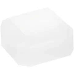 Plymor Frosted Acrylic Square Beveled Display Base, 2" W x 2" D x 1" H