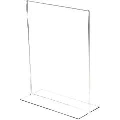 Plymor Clear Acrylic Sign Display / Literature Holder (Bottom-Load), 9" W x 12" H