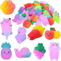 30 Pack Random Color Mochi Squishy