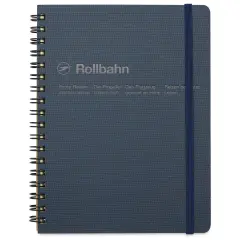 Delfonics Rollbahn Cap-Martin Notebook - 5-1/2" x 7", Dark Blue