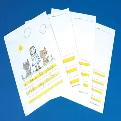 Abilitations Hi-Write Intermediate Journal Paper, Level 1, 8-1/2 x 11 Inches, 100 Sheets