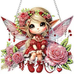 Angel Hanging Diamond Art Painting Kits for Adults Beginners, 5D Special Shape Diamond Art Kits