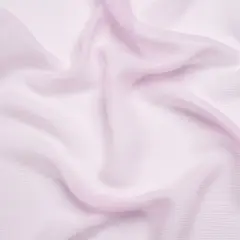 1 Yard Lavender Fog Sheer Crinkled Silk Chiffon Fabric for Flowing Dresses Scarves 43 inch Width