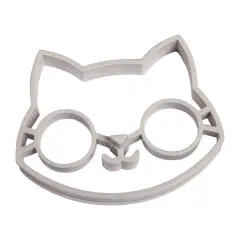 Kitty Silicone Breakfast Egg Mold - Cute Cat Shaped Egg Ring, Also great for Pancakes, Chocolate and Candy
