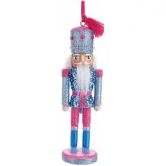 6" Preppy Nutcracker Ornaments Blue