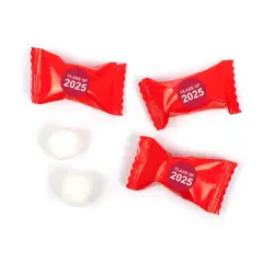 RedGraduation Candy Mints Party Favors Individually Wrapped Buttermints Class of 2025 - 55 Pcs