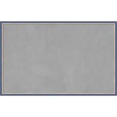 Theo Black Silver Wood Framed Magnetic Board