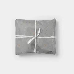 Gray Fleck Texture Gift Wrap