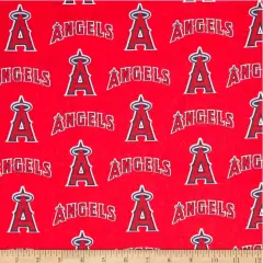 Licensed MLB Anaheim Angels 6629-B Cotton Fabric by the Yard