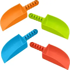 4E&rsquo;s Novelty 8&rsquo;&rsquo; Plastic Shovels for Kids - 4 pack Shovels for Digging & Gardening Tools
