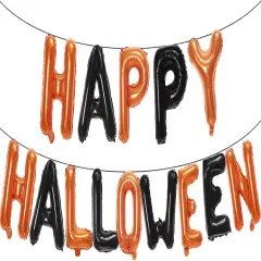 Foil Alphabet Balloons for Halloween Decorations(FOIL)