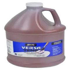 Sax Versatemp Heavy-Bodied Tempera Paint, 1 Gallon, Brown