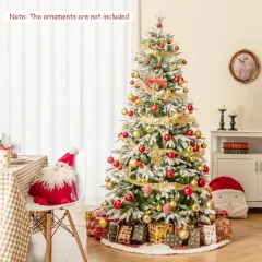 Pre-Lit Artificial Christmas Tree and Warm-White LED Light