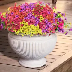 Artificial Fall Flowers for Outdoors -10 PCS