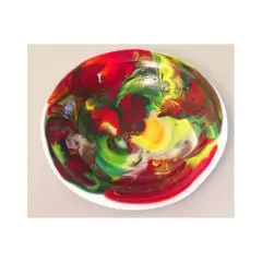 10.25&rdquo; Dia x 4.25" 5 Hole Scrap Master Glass Fusing Kiln Mold