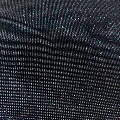 1 Yard Stretch Polyester Spandex Fabric Multi-Color Velvet for Costumes Dancewear Cosplay Crafts 56 Inches Width Black Blue silver