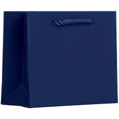 Pack/6: Matte Navy Gift Bag - 5 x 2 x 4"