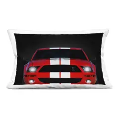 Stupell Industries Iconic Red Sports Car Decorative Printed Pillow design by Mark Rogan, 14 x 7 x 20