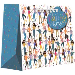 Pack/6: Dance Party Gift Bag - 12-1/2 x 5 x 10"