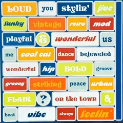 Marianne Richmond Modern Words & Phrases 12x12 Chipboard Embellishments