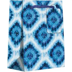 Pack/6: Shibori Gift Bag - 6 x 3 x 7-1/2"