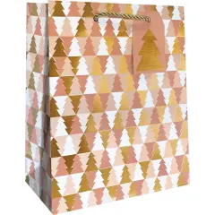 Pack/6: Serene Trees Gift Bag - 8 x 4 x 10"