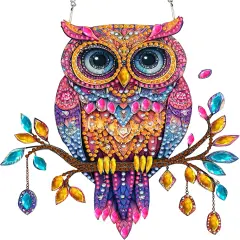 Hanging Diamond Art Kits for Adults Owl