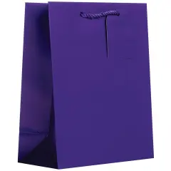Pack/6: Matte Purple Gift Bag