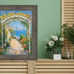 Drift Barnwood Black Wash Rustic Picture Frame 26x26 frame