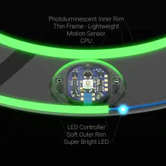 16 Million Color RGB or 12 LEDs, Super Bright, Lost Mode, Auto Light Up, Safe & Soft, Waterproof, Lightweight frisbee, Birthday, Camping Toy, Easter, Valentine Gift for Kid/Boy/Girl