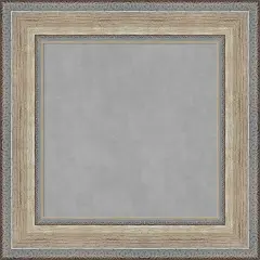 Fleur Silver Wood Framed Magnetic Board