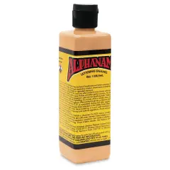 Alpha6 Alphanamel Lettering Enamel - Orange Sherbert, 236.6 ml, Bottle