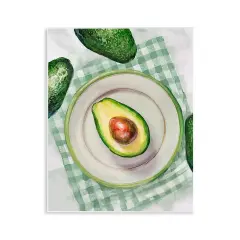 Stupell Industries Delicious Avocado on Plate Wall Plaque Design by Lil' Rue