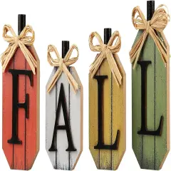 Wooden Table Sign Fall Decorations