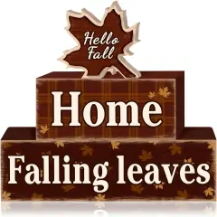 3 Pcs Fall Home Tabletop Decor