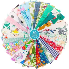 Fabric, 30 pcs/lot Top Cotton 8" x 8" (20cm x 20cm) Squares Patchwork