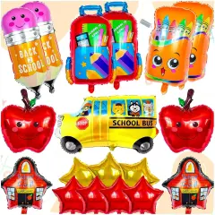 20 Pcs Back to School Mylar Balloon